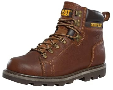 Caterpillar Men's Arlington Wide Leather Boots, Beeswax, 6 UK