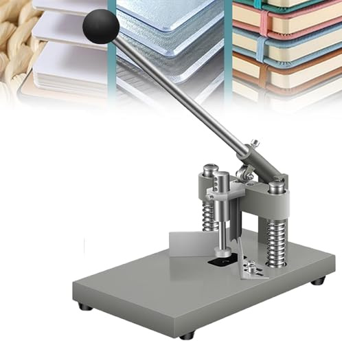 Arrotondatrice Manuale Puh, Taglierina Angolare Angolare, Carta per Impieghi Gravosi Spessore 30 Mm, con Matrici in Metallo R6 R10, per Plastica ABS