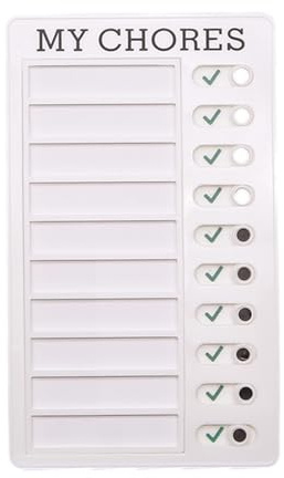 ToDo List Board - Lista de verificación de programación para adolescentes Tablero de tareas con notas intercambiables | Uso ideal Entrenamiento de autogestión Establecer objetivos Gestión de esquemas