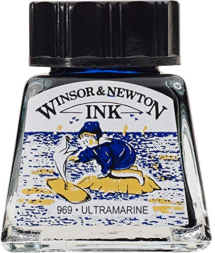 Winsor & Newton Drawing Ink Bottle, 14 ml - Ultramarine
