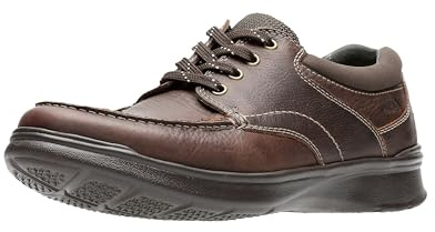Clarks Cotrell Edge, Oxford Uomo, Marrone Oily, 49 EU