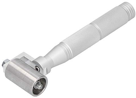 Rodillo Manual de Presión, Rodillo de Presión de Acero Inoxidable de 40 Mm, Papel Tapiz, Rodillo de Presión de Costura Plana, Herramienta de Bricolaje para Decoración del Hogar