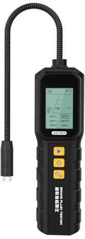 QPKING AS501 Digital Brake Fluid Tester - Moisture & Water Content Detection Tool with HD Backlit Display & Flexible Probe, Fast 10-Second Test for DOT 3/4/5/5.1 & ENV4/6, for Car, Motorcycle,Truck