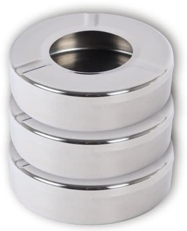 Posacenere girevole – 13,5 cm, colore: nero