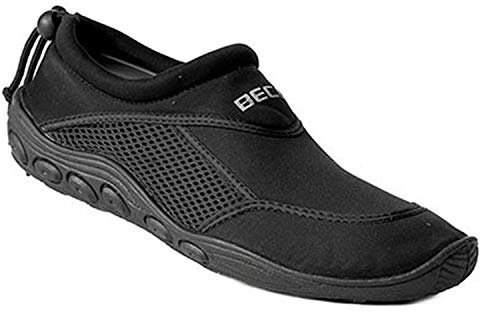 BECO Badeschuhe / Surfschuhe für Damen und Herren schwarz 47