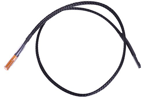 Phobya Temperatursensor einzeln 50 cm – schwarz ummantelt, Wasserkühlung Überwachung