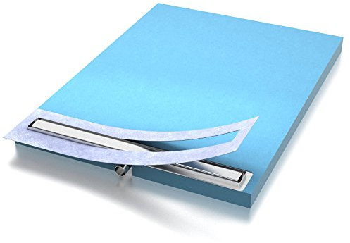 Duschelement 100x100 cm mit Rinne Ablauf waagerecht Rinne geschlossen Duschboard Duschtasse bodeneben