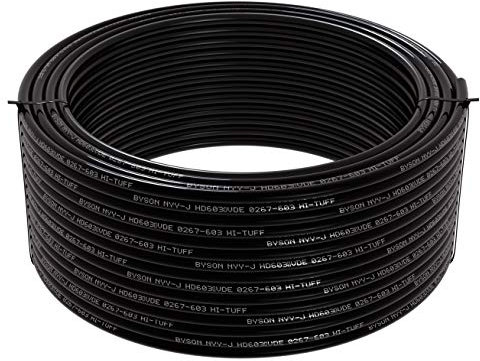 NYY-J OUTDOOR Cable – Unarmoured UV Resistant - Hi-Tuff (10 Metres, 3 Core 1.5 mm)