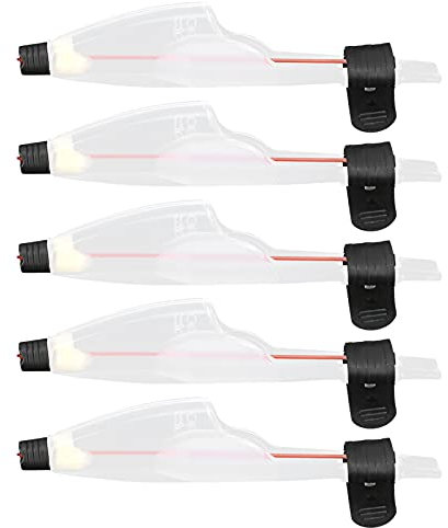Shanrya Angelruten-Spitzenkappe, Teleskop-Angelrute-Spitzenkappen-Schutzkappe für Meeresfischerei-Zubehör (3#, 5er Pack)