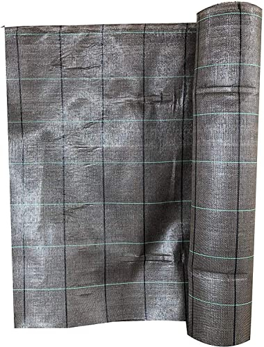 AlmaStore Telo Pacciamatura 2,1 x 100 Mt Professionale – Anti Erbacce Nero, Resistente e UV Stabilizzato per Orto, Aiuole e Giardino