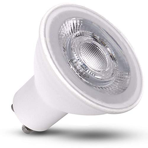 max K O M F O R T 10er Set GU10 LED Leuchtmittel 3 Watt - Neutralweiß 250 Lumen - Energieeffiziente Glühbirnen als Ersatz für MR16 Halogenlampen