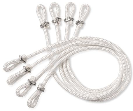 PHENO Flags Premium Boucles pour Drapeaux, Lot de 4, 41 cm - Accessoires de Drapeau Stables et durables, Le Dispositif de Levage Parfait pour Vos Drapeaux