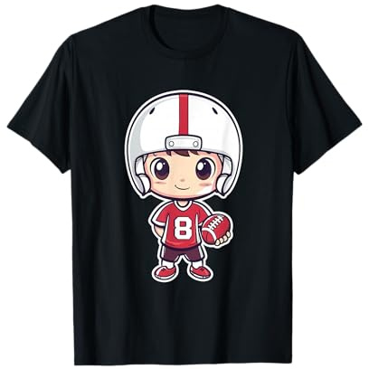 Dibujos animados de fútbol americano para niños Camiseta
