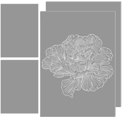 4 Piezas Plancha de LinóLeo para Grabado de Goma, Juego de Placas de Linóleo, Plancha Grabado para Sellos, Goma Blanda Impresión Placas, para Artesanía y DIY Proyectos, Impresión en Relieve (A4+A6)