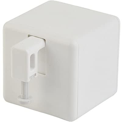 Interruttore intelligente Pulsante Pusher Smart Fingerbot Robot Interruttore Pulsante per Bot Push per Smart Life Telecomando App e Timer Controllo Bianco