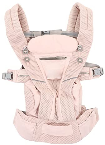 Babysitz-Wickel, 4-in-1- Vorne, Alle Tragepositionen, Weiche, Ergonomische Babytrage für Mama für den Außenbereich (PINK)