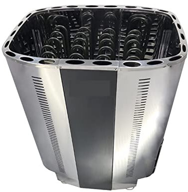 YQVEOT Kit generador de Ducha de Vapor, 1 5kw Estufa de Sauna de Sauna de DIY Estufa de Sauna de Acero Inoxidable Estufa de Calentador de Sauna para Uso doméstico Comercial