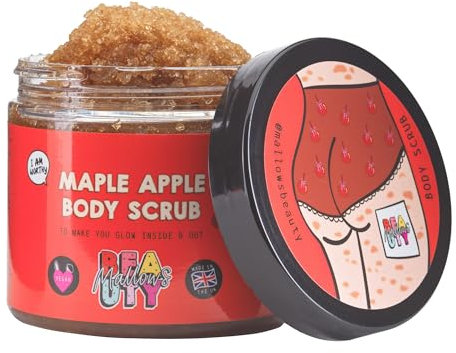 Mallows Beauty Body Scrub Maple Apple Extra Glow Apple Scrub Exfoliates and Hydrates for Silky Smooth Skin