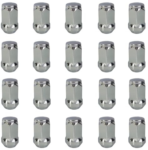 TRACER 20x Écrou de Roue M12x1,5 Conique fermé 60° 35mm | Hex 19mm Compatible avec KIA Besta Cadenza I Cadenza II Carens I Carens II