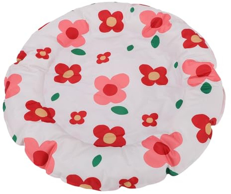 OVAQUIXI Estera de Enfriamiento Redonda para Gatos Cama de Enfriamiento para Mascotas de PVC de Gel, Elegante Almohadilla de para Dormir en Verano, Cómodo Lugar de Descanso para Gatos y Perros