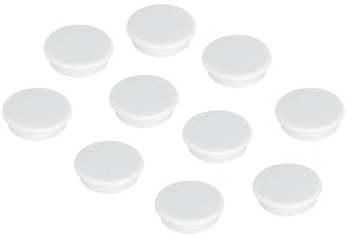 Franken HM20 09 - Imán (300 g, 24 mm), color blanco, 10 piezas