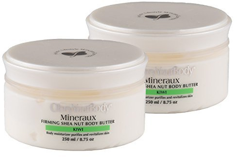 2x Original Obey Your Body Shea Butter Body Butter in feinen Düften Kiwi Sparset