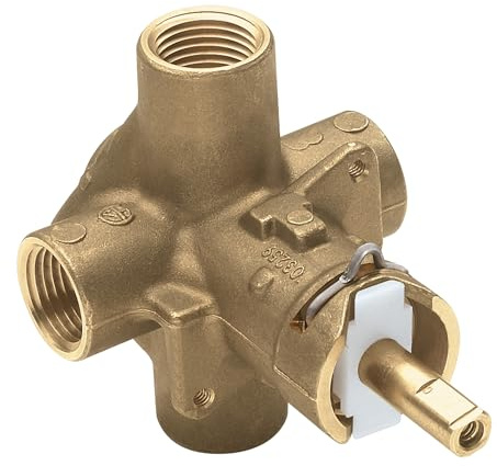 Moen M Pact PosiTemp Pressure Balancing Brass Tub and Shower Valve with IPS Connections, 2510