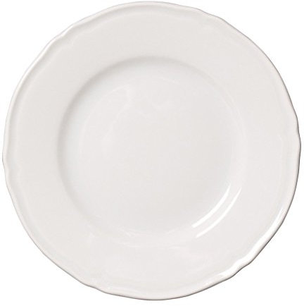 Saturnia Set di 3 Piatti Stile Inglese in Porcellana Bianca Decoro Praga (Pane 17cm)