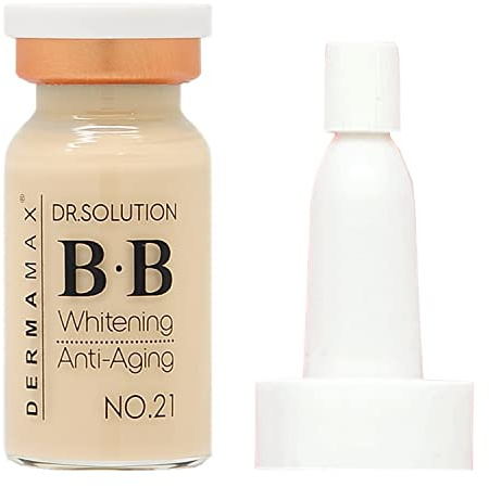 DERMAMAX BB Serum Glow | Ampullen für die BB Behandlung | Ideal für Microneedling und Dermaroller Behandlung | No. 21| NO.23 | C.C | PINK | CHOKO | CAMEL | PEACH | jeweils 8ml (NO. 21)
