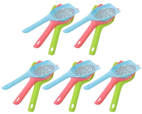 GALPADA Set da 15 Palette per Lettiera Gatti Fori Fini Cucchiaio Portatile per Escrementi Animali Domestici Paletta Riutilizzabile Ergonomica per Pulizia Lettiera Gattini e Cani