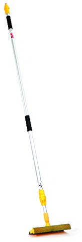 Streetwize - Telescopic Car Wash Brush with Full Squeegee - Extends upto 3. Metre - Ideal For Cleaning: Cars, Vans, 4x4 and Household Windows