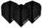 Harrows Darts Unisex-Adult Harrows Dartflights dimplex Black-4 Sets, Schwarz, Klassisch