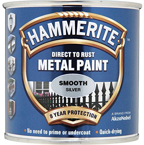 Hammerite Direct to Rust Smooth Finish 750ml Silver