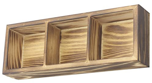 Milisten Tea Coffee Packet Holder Wooden Tea Bag Organizer Box Sugar Storage Containers