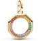 PANDORA ME Regenbogen Medaillon-Charm aus Sterling Silber mit vergoldeter Metalllegierung und künstlichen Kristallen, Kompatibel ME und Moments Armbändern, 763368C01