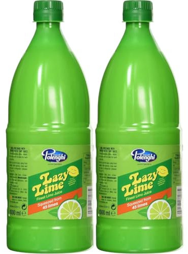 Lazy - LIME - Juice 1 Litre - (Pack of 2)