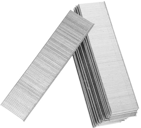 DOITOOL 5000pcs Finish Straight Nails Fasteners Pneumatic Nail Woodworking Brad Nails for Trim Projects Silver Decoration Fixing Nails