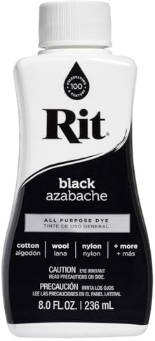 Rit - Tintura liquida multiuso, 236 ml, colore: nero