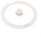 Puupaa Tapa de silicona para ollas, sartenes y sartenes, tapa de utensilios de cocina de 24/26/28 cm de diámetro, cubierta versátil para utensilios de cocina para ollas y sartenes (blanco, 18 cm)