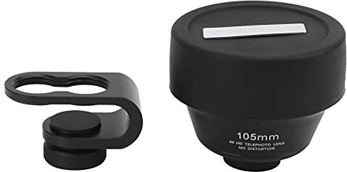 Qukaim 105-mm-Teleobjektiv im Hochformat, externes asphärisches Objektiv für Telefone / iOS Pad, High-Definition-Handy-Kameraobjektiv, kompatibel mit Smartphones