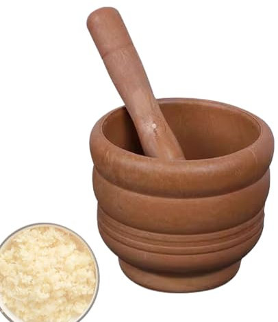 Juego de mortero de madera y mazas, machacador de ajo manual y molinillo de especias para la cocina, herramientas de condimentos de triturador de tazón de molinillo manual