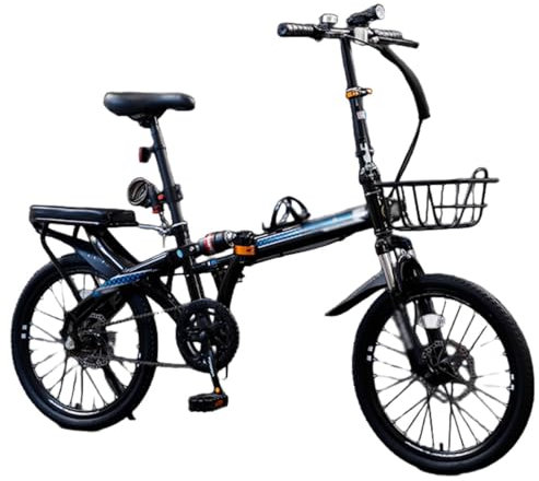 20 Hopfällbar Cykel, 7 Växlad Hopfällbar Vuxen Utomhussport V-Skivbroms Stadscykel Aluminium Hopfällbar Cykel Vit D,20in