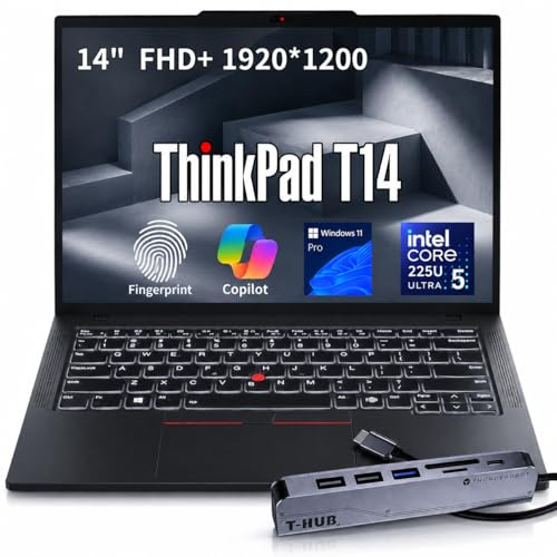Lenovo Notebook aziendale ThinkPad E14 Gen 7, touchscreen FHD+ da 14, Intel Core 7 240H, 64 GB DDR5, SSD da 2 TB, impronte digitali, retroilluminato, HDMI, webcam 1080p, Wi-Fi 6E, Windows 11 Pro