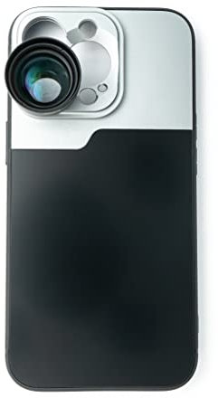 SYSTEM-S Zoom Objectif 3X Tele avec étui Noir pour iPhone 13 Pro