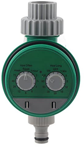 Timer Elettronico per Giardino Domestico, Sistema di Irrigazione Automatico per Tubo da Giardino Esterno, Meccanico per Acqua Giornaliero, T