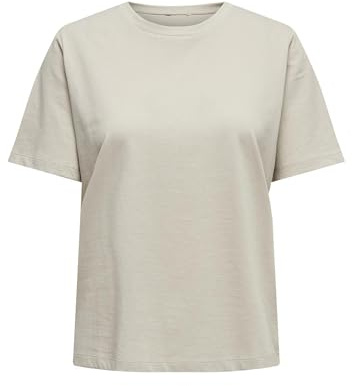 ONLY Damen Onlonly S/S Tee JRS Noos, Silver Lining, M