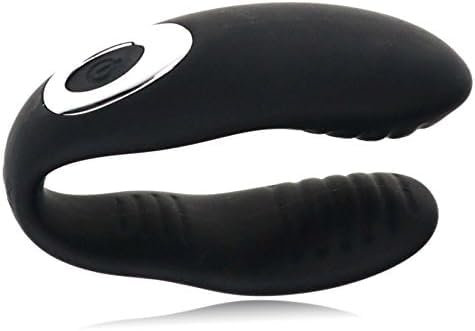 Silikon Paarvibrator Partnervibrator 100% wasserdicht, 10 Programmen, wiederaufladbar mit Akku