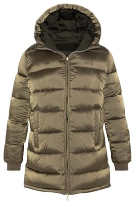 Schott NYC RIVERSA2W Jacket, Kaki/Bronze, M Femme