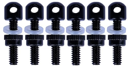 YANRUHFL Sling Swivel Studs, Wood Screw Studs Pack of 6 (7/8 inch)