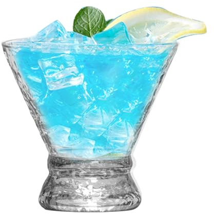 Sghtil Lot de verres à vin Margarita - 200 ml - Design élégant et serré - Pour réunions de famille, discothèques, maison, bar, café